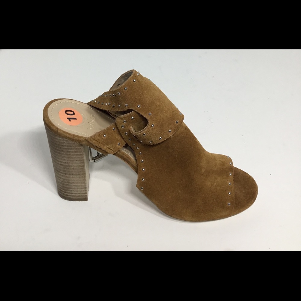 Tan Guess Erika Open Toe Heeled Sandal Sz 10M - Picture 2 of 7
